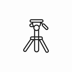 tripod mount icon sign vector