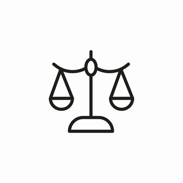 weight balance icon sign vector