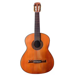 Obraz premium Acoustic guitar, front view
