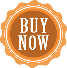 Buy Now Seal Typography Vector design © Muntasir