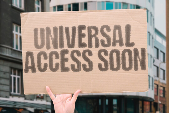 Universal Access Soon Call for fair, world-wide online participation and rapid expansion for everyone. INCLUSION. AFFORDABILITY. COVERAGE. SPECTRUM. LATENCY. RIGHTS. INTEROPERABILITY.