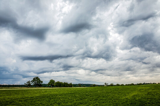 Unwetterwolken bei Lienzingen