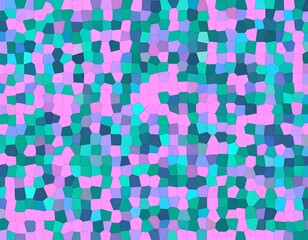 Abstract geometric mosaic pattern