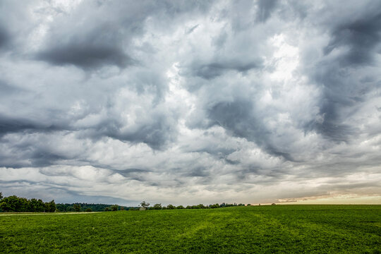 Unwetterwolken bei Lienzingen
