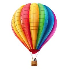 Fototapeta premium Vibrant hot air balloon