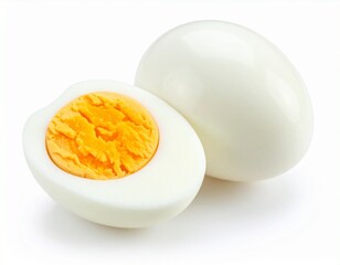 Hard-Boiled Eggs with Sliced Yolk and Fresh Parsley