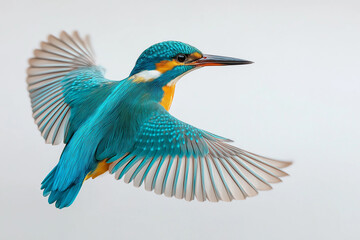 Obraz premium hummingbird, flying, bird, animal, nature, illustration, wildlife, vector, kingfisher, wing, wild, beak, feather, heron, birds, design, art, flower, cartoon, stork, fly, sky, silhouette, blue, tropica