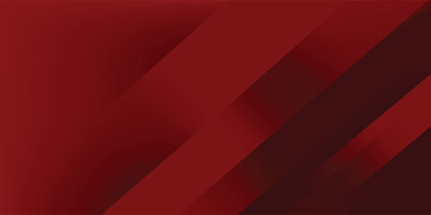 Obraz premium Red line with white architecture futuristic background minimal concept vector illustration subtle design.