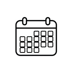 Organize your life with a modern, minimalist calendar icon symbolizing planning, scheduling, and time management for efficient productivity.