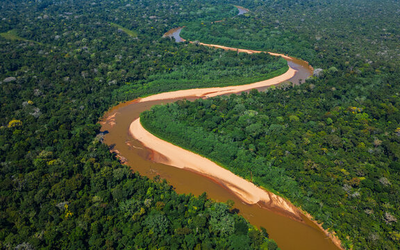 Navigating the Heath River, a natural border between Peru and Bolivia, a biodiverse place filled with pristine forests