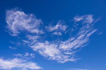 青空に浮かぶ白い雲