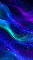 Fototapeta premium Abstract glowing waves