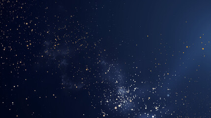 Elegant Dark Starfield Abstract Night Background