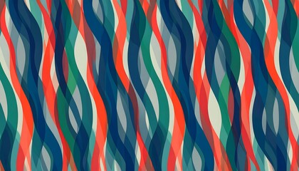 Abstract wavy lines pattern