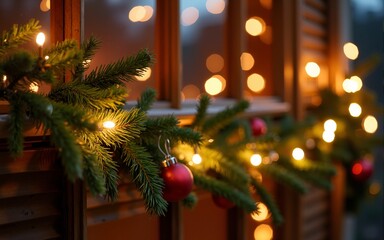 Christmas garland. High quality