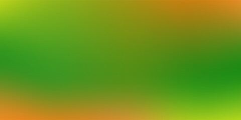 Fresh green yellow orange gradient mesh background. Like a mango, simple taste for wallpaper. Vector