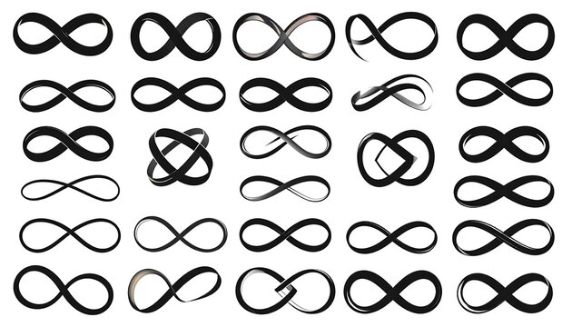 Collection of infinity symbols