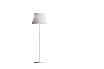 Simple floor lamp in white
