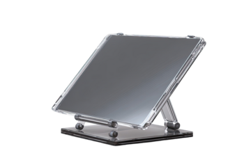 Transparent acrylic tablet stand
