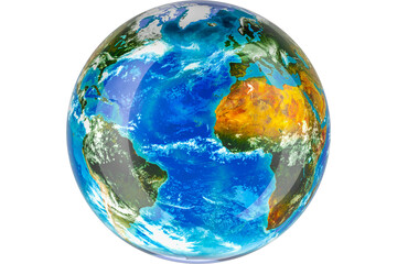 Earth Globe, transparent background