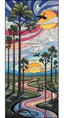 Steel and Style Designs Random Metal Wall Art Posters