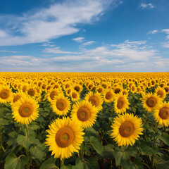 Obraz premium Sunflower field