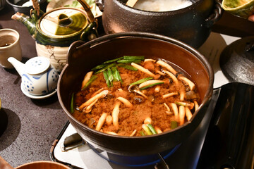 きのこ汁　Kinoko-jiru　mushroom soup