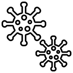 Obraz premium Germs Icon