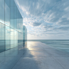 Fototapeta premium empty room with a view