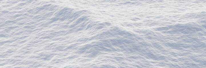 3D snowdrift surface. Snow mountain