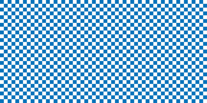 Pastel blue checkered. Abstract blue and white checkered pattern grid seamless background. checkerboard, chessboard, tartan, gingham, plaid pattern background. 