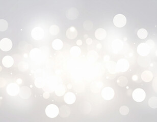 Soft glowing white light bokeh on clean neutral background, minimal elegant style, bright commercial stock photo, high detail