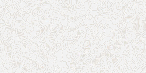 Topographic map pattern Neutral Colors for Design Applications with contour lines on a white background creating an abstract design element.