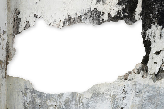 Fototapeta broken wall background with grunge texture