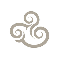 Elegant Swirl Pattern. This captivating complex scroll design embodies interconnectedness and organic flow. Its fluid curves suggest unity, harmony, and a serene, decorative aesthetic.