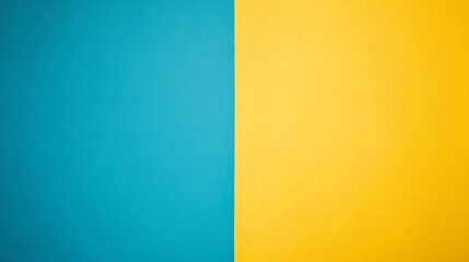 Fototapeta premium Blue and Yellow Landscape