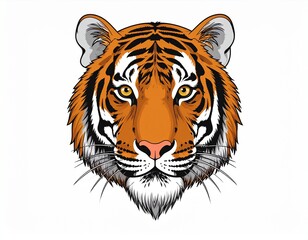 Fototapeta premium Tiger Portrait Headshot