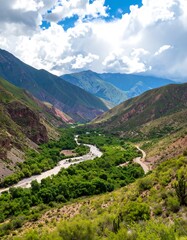 Mountain valley with river (2)