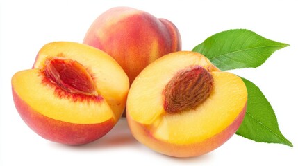peach,commercial,packaging,advertising,juicy,product,leaf,diet,isolated,natural,food,studio,fresh,white,sweet,marketing,healthy,fruit,detail,organic