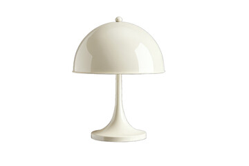 Obraz premium Cream-colored dome lamp with a tapered stem
