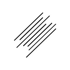 Hatch line samless texture. Straight line pattern surface. Vector illustration. 