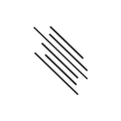 Hatch line samless texture. Straight line pattern surface. Vector illustration. 