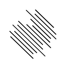 Hatch line samless texture. Straight line pattern surface. Vector illustration. 