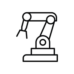 Industrial Robotic Arm for Automation and Manufacturing Process Control