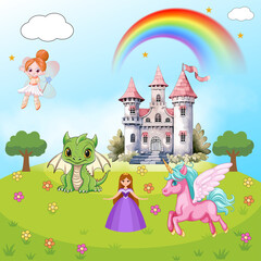 
Magical Fairy Tale Kingdom for Kids
