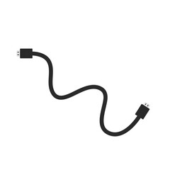 Modern HDMI cable vector icon