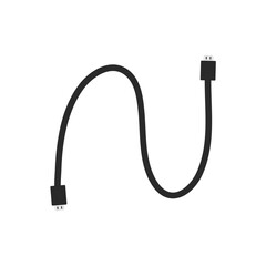 Modern HDMI cable vector icon