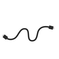 Modern HDMI cable vector icon