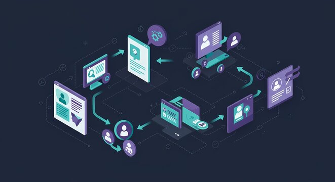 Digital data management and workflow automation with computer interfaces and user profiles