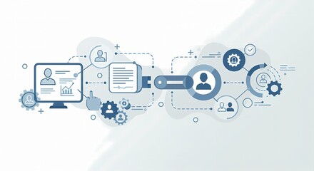 Digital business process workflow management system with data analysis and strategy planning